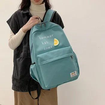 Kórejský Módne Batohy Plátno Tašky Pre Ženy Veľkú Kapacitu Študentská Aktovka Portable Prenosný Počítač Batoh M281